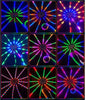 Instalatie artificii LED Smart, RGB, muzica, telecomanda si control din smartphone, multicolor