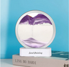 Lampa decorativa tip clepsidra, nisipuri miscatoare, Moving Sand Art