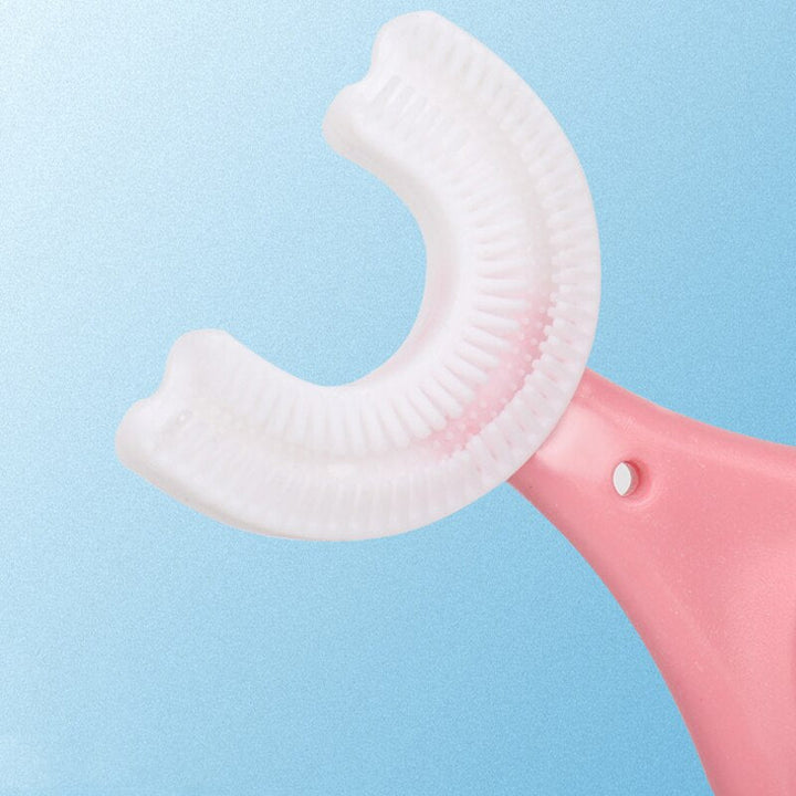 Periuta de dinti pentru Copii, Bebelusi, U-Shape, Silicon alimentar