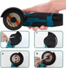 Mini Polizor Unghiular Electric cu 2 Acumulatori si 2 Discuri,Flex Portabil, 12V, Disc 76MM