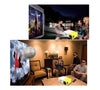 MINI VIDEOPROIECTOR MONTAJ TRIPOD LED USB 2.0 SI CARD SD HDMI VGA SI TELECOMANDA