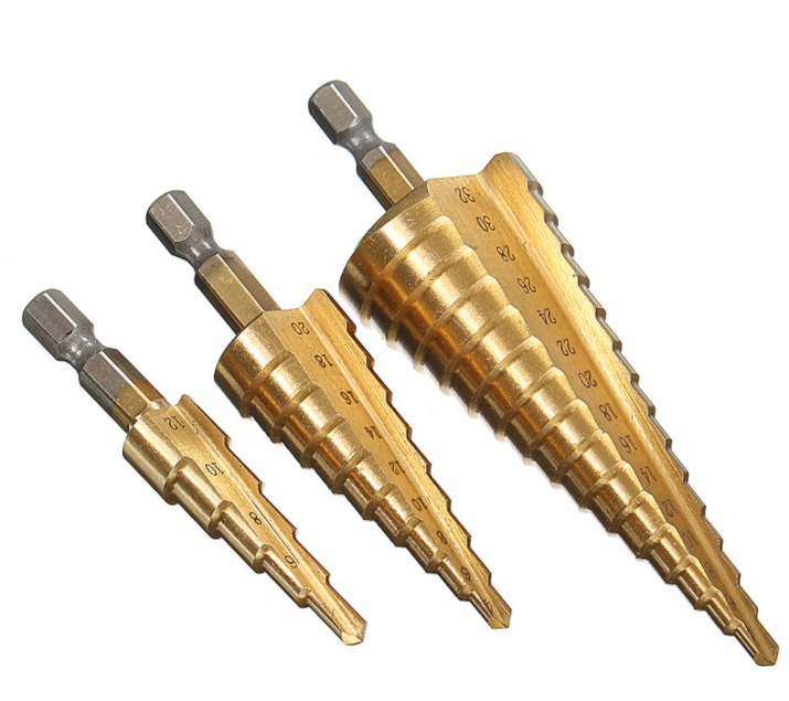 Set 3 burghie in trepte prinse hexagonal
