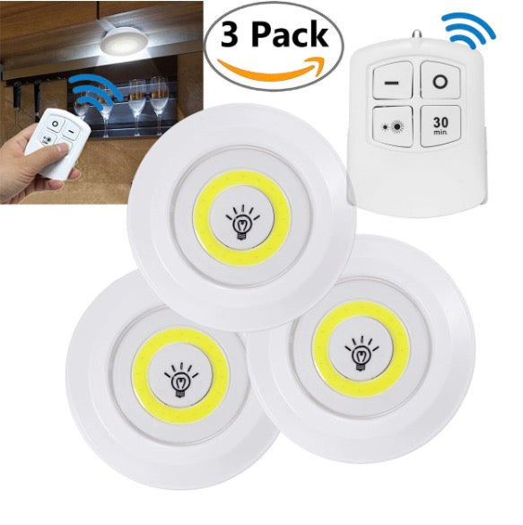 Set 3 Leduri cu Telecomanda si Intrerupator
