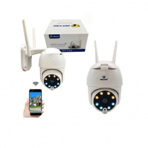 Set 2 Camera Wireless de exterior, Full HD, cu zoom si vedere 360 grade,